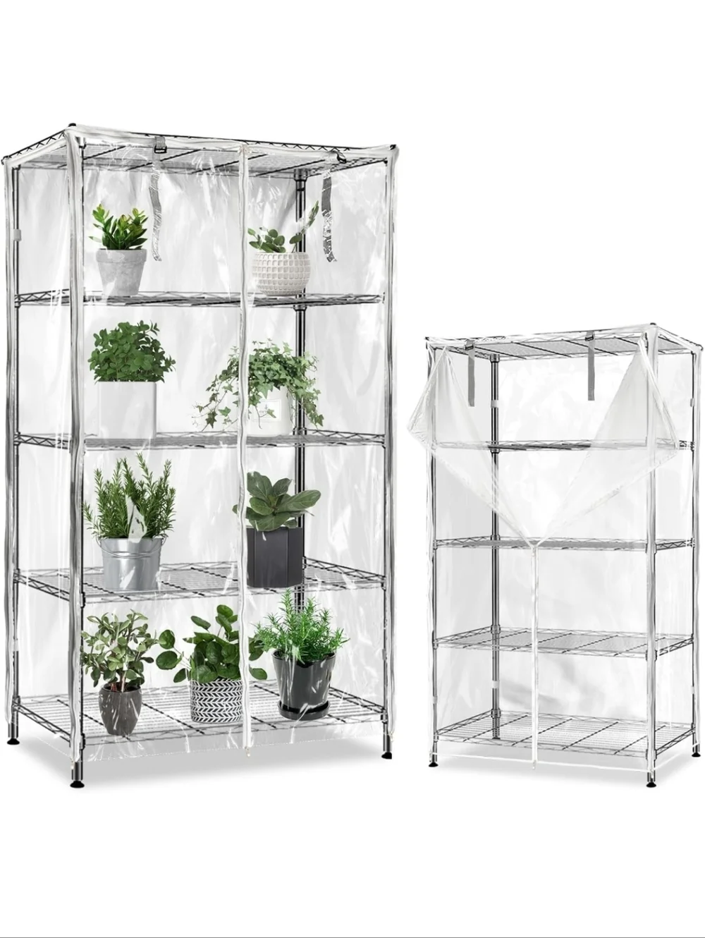 NWT okcool Waterproof Shelf Cover,All Clear Wire Shelf Cover with Zipper